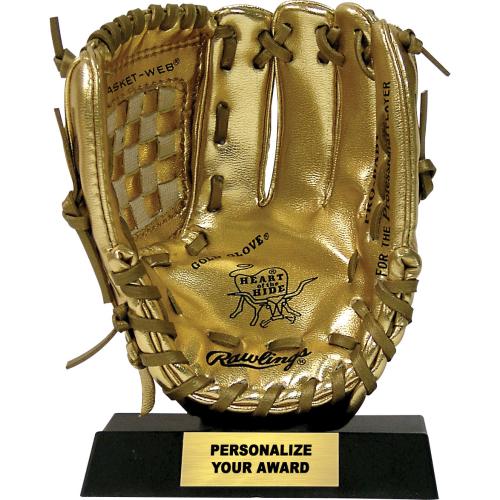 Rawlings Miniature Gold Glove Award with stand
