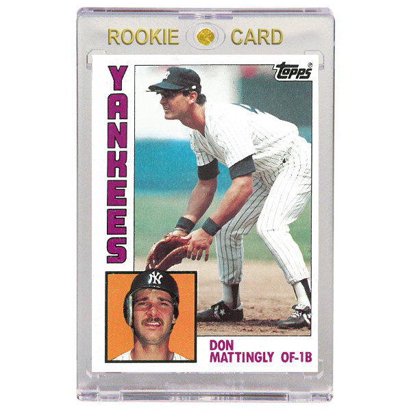 Don Mattingly New York Yankees 1984 Topps # 8 Rookie Card