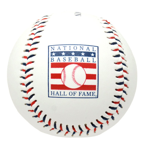 Baseball Hall of Fame Red & Blue Stitch Replica Baseball Baseball Hall of Fame Red & Blue Stitch Replica Baseball