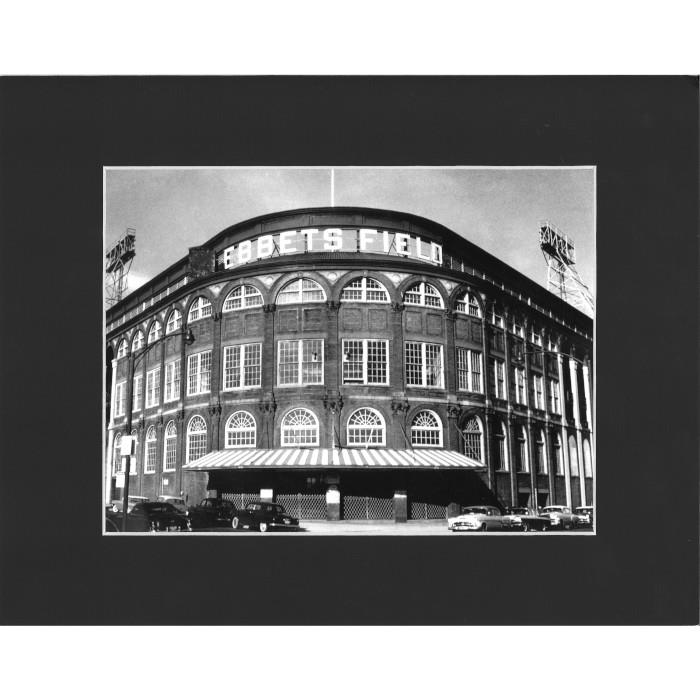 Matted 8x10 Photo- Ebbets Field