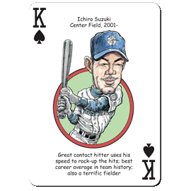 Hero Decks Caricature Playing Cards For Seattle Mariners Fans