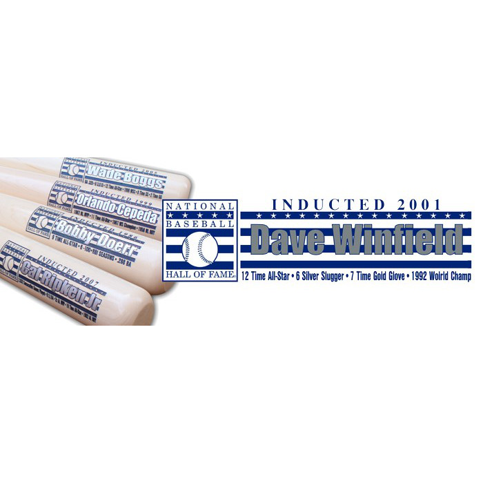 Dave Winfield Baseball Hall of Fame Silver Player Series Full Size Bat