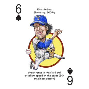 Hero Decks Caricature Playing Cards For Texas Rangers Fans