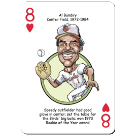 Hero Decks Caricature Playing Cards For Baltimore Orioles Fans