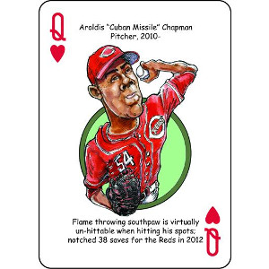 Hero Decks Caricature Playing Cards For Cincinnati Reds Fans