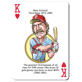 Hero Decks Caricature Playing Cards For Philadelphia Phillies Fans (4th Edition)
