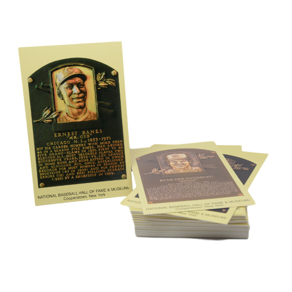 Chicago Cubs Baseball Hall of Fame Plaque Postcard Team Set (53)