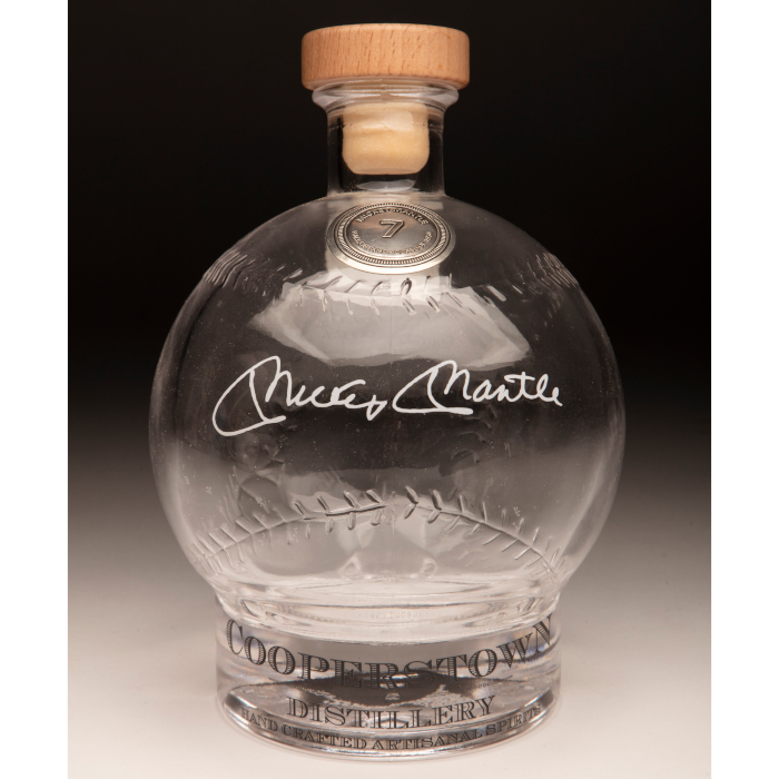 Mickey Mantle Cooperstown Distillery Hall of Fame Signature Series Baseball Decanter Mickey Mantle Cooperstown Distillery Hall of Fame Signature Series Baseball Decanter