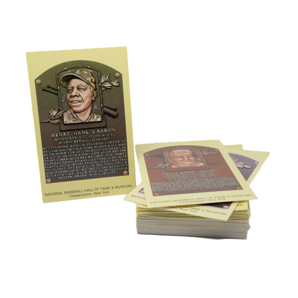 Atlanta Braves Baseball Hall of Fame Plaque Postcard Team Set (60)