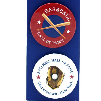 Baseball Hall of Fame Button Pack of 4