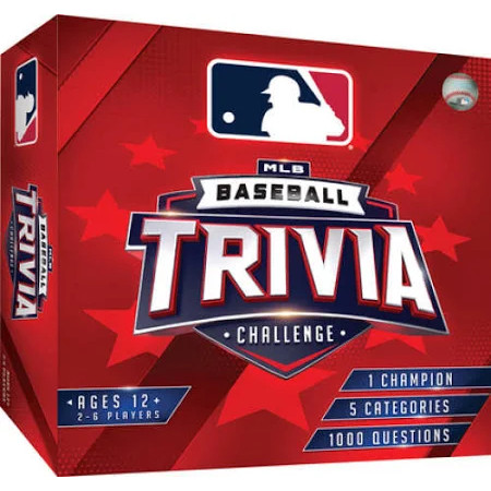 MLB Baseball Trivia Challenge Board Game MLB Baseball Trivia Challenge Board Game