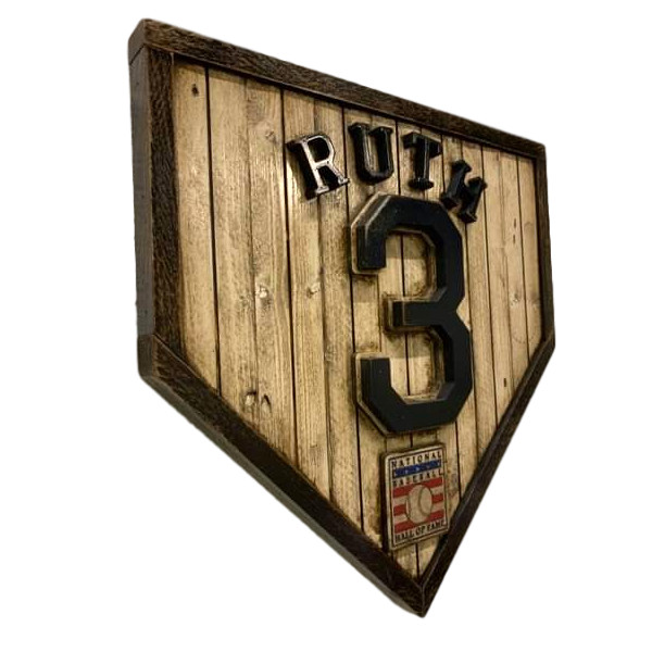 Babe Ruth Hall of Fame Vintage Distressed Wood 18.5 Inch Legacy Home Plate Ltd Ed of 250 Babe Ruth Hall of Fame Vintage Distressed Wood 18.5 Inch Legacy Home Plate Ltd Ed of 250