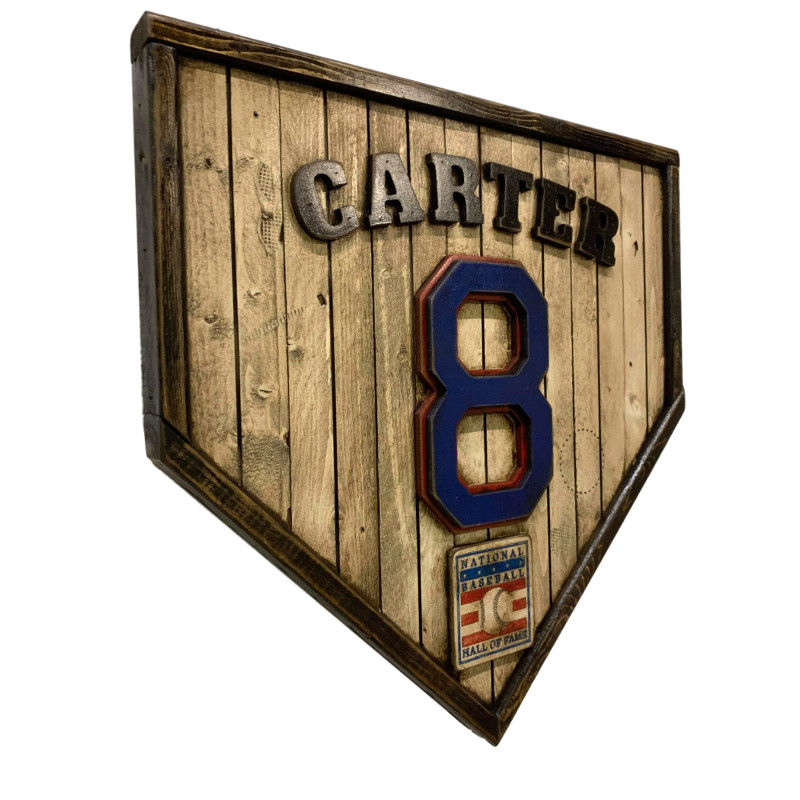 Gary Carter Hall of Fame Vintage Distressed Wood 18.5 Inch Legacy Home Plate Ltd Ed of 250 Gary Carter Hall of Fame Vintage Distressed Wood 18.5 Inch Legacy Home Plate Ltd Ed of 250