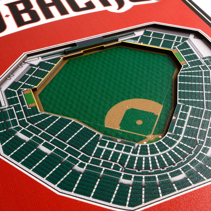 Arizona Diamondbacks 8 x 32 3D StadiumView Banner