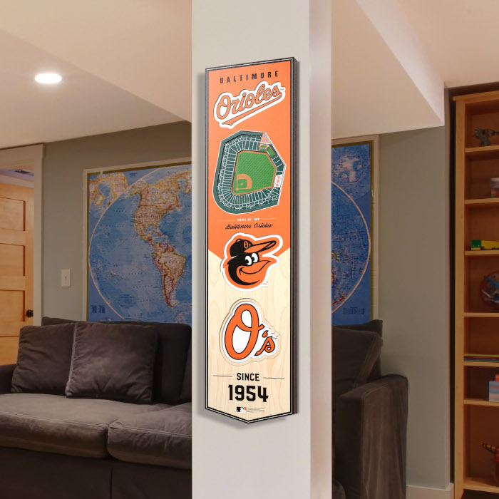 Baltimore Orioles 8 x 32 3D StadiumView Banner