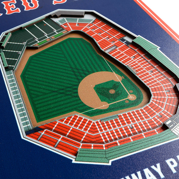 Boston Red Sox 8 x 32 3D StadiumView Banner