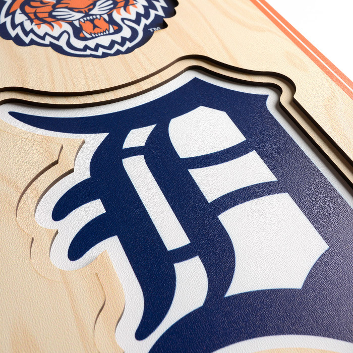 Detroit Tigers 8 x 32 3D StadiumView Banner