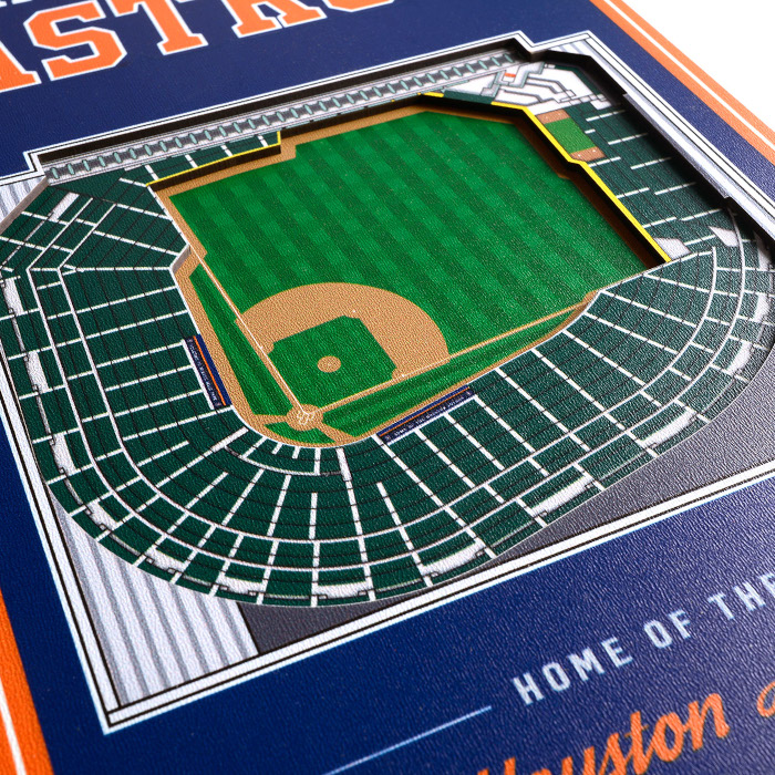 Houston Astros 8 x 32 3D StadiumView Banner Houston Astros 8 x 32 3D StadiumView Banner