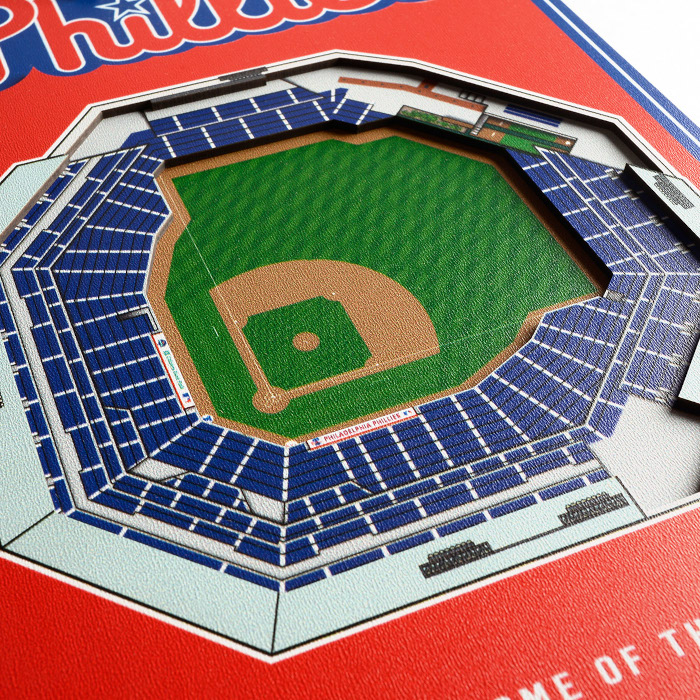 Philadelphia Phillies 8 x 32 3D StadiumView Banner Philadelphia Phillies 8 x 32 3D StadiumView Banner