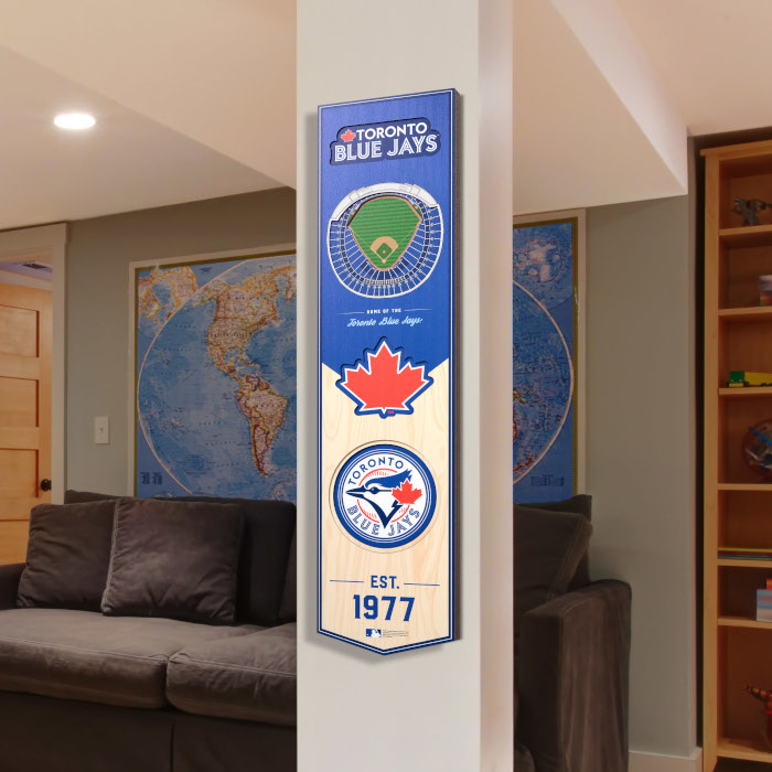 Toronto Blue Jays 8 x 32 3D StadiumView Banner Toronto Blue Jays 8 x 32 3D StadiumView Banner