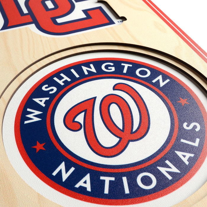 Washington Nationals 8  x 32 3D StadiumView Banner