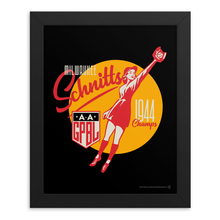 Teambrown Milwaukee Schnitts Artwork Framed 8 x 10 Print