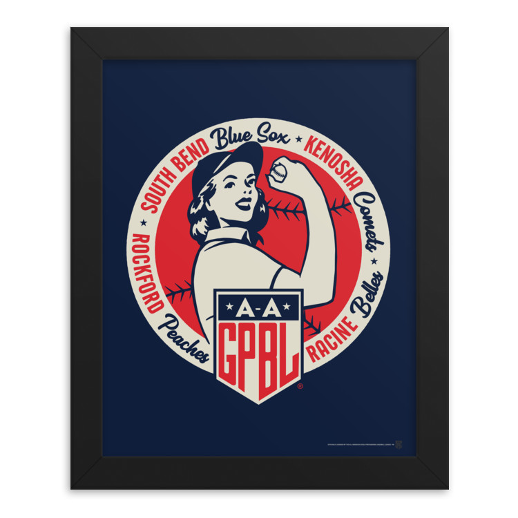 Teambrown Original 4 Teams Artwork Framed 8 x 10 Print