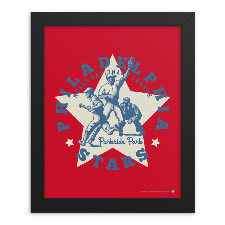 Teambrown Philadelphia Stars Artwork Framed 8 x 10 Print