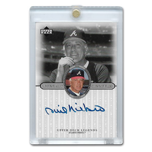 Phil Niekro Autographed Card 2000 Upper Deck Century Legends