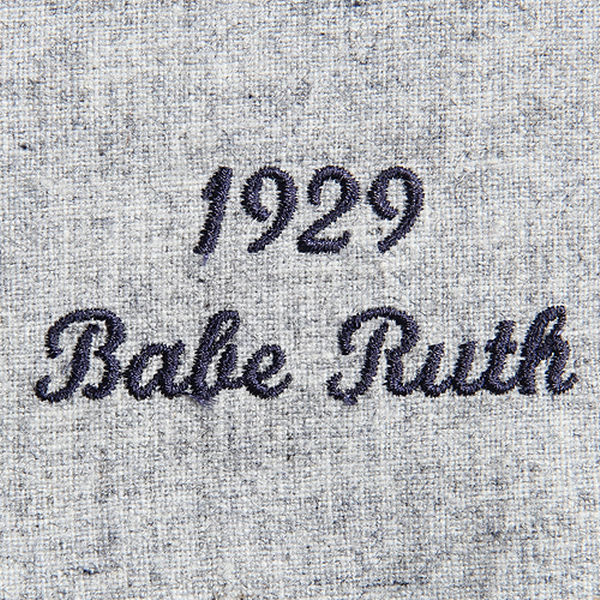 Men's Mitchell & Ness Babe Ruth 1929 New York Yankees Authentic Road Jersey
