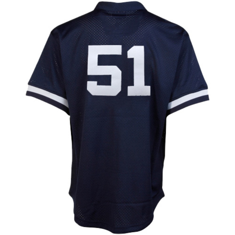 Bernie Williams New York Yankees Autographed Mitchell & Ness Cooperstown  Collection #51 Replica Jersey