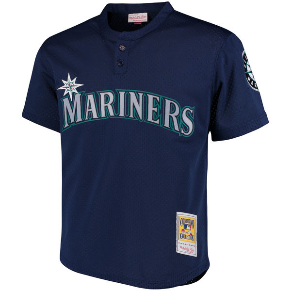 Men's Mitchell & Ness Ken Griffey 1995 Seattle Mariners Batting Practice  Cooperstown Jersey