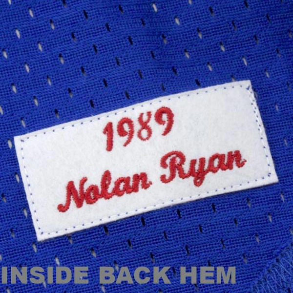 Men's Mitchell & Ness Nolan Ryan 1989 Texas Rangers Batting Practice Cooperstown Jersey