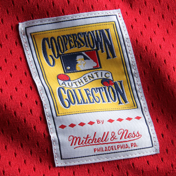 Men's Mitchell & Ness Ozzie Smith 1996 St. Louis Cardinals Batting Practice Cooperstown Jersey