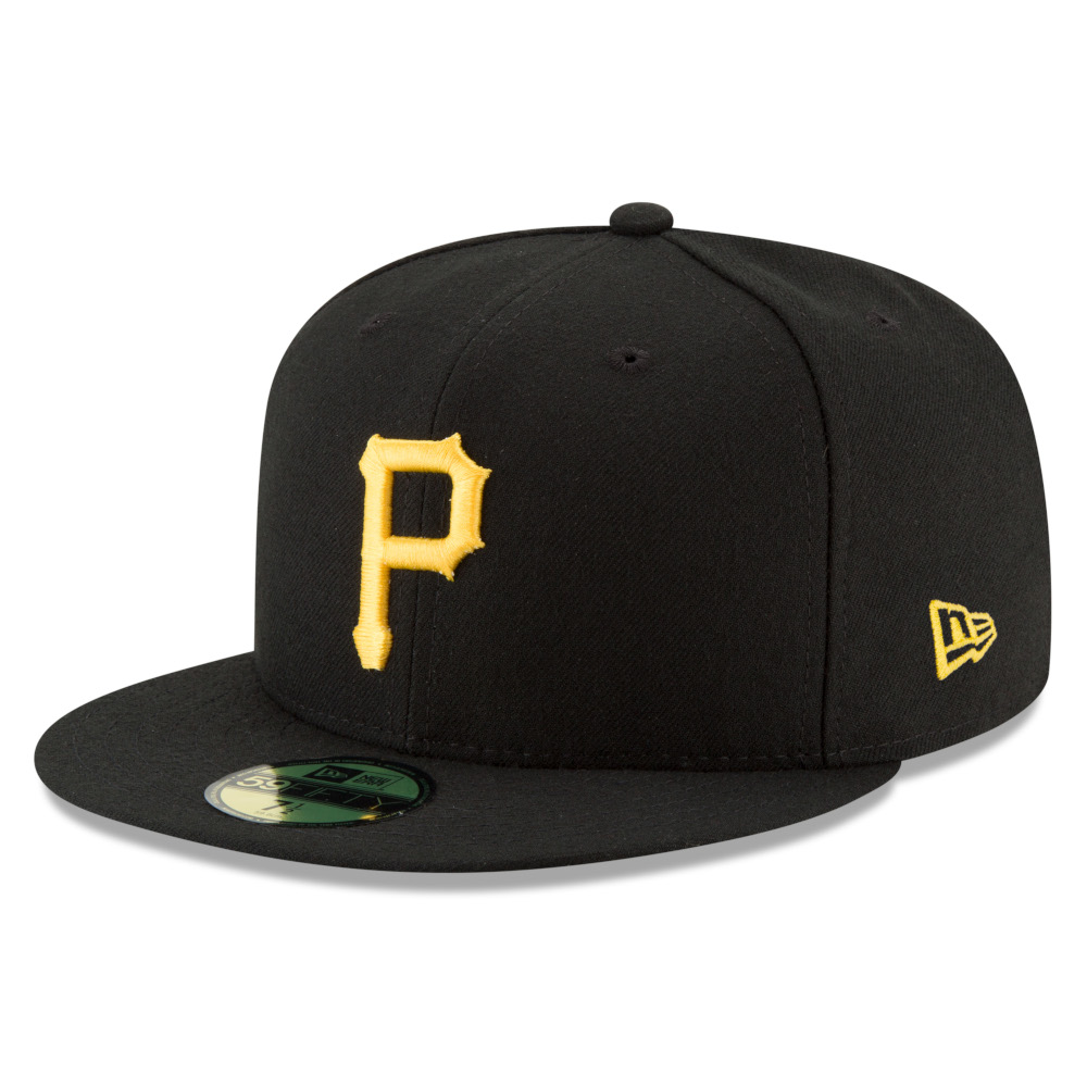 Men's New Era Pittsburgh Pirates Black On-Field 59FIFTY Fitted Cap