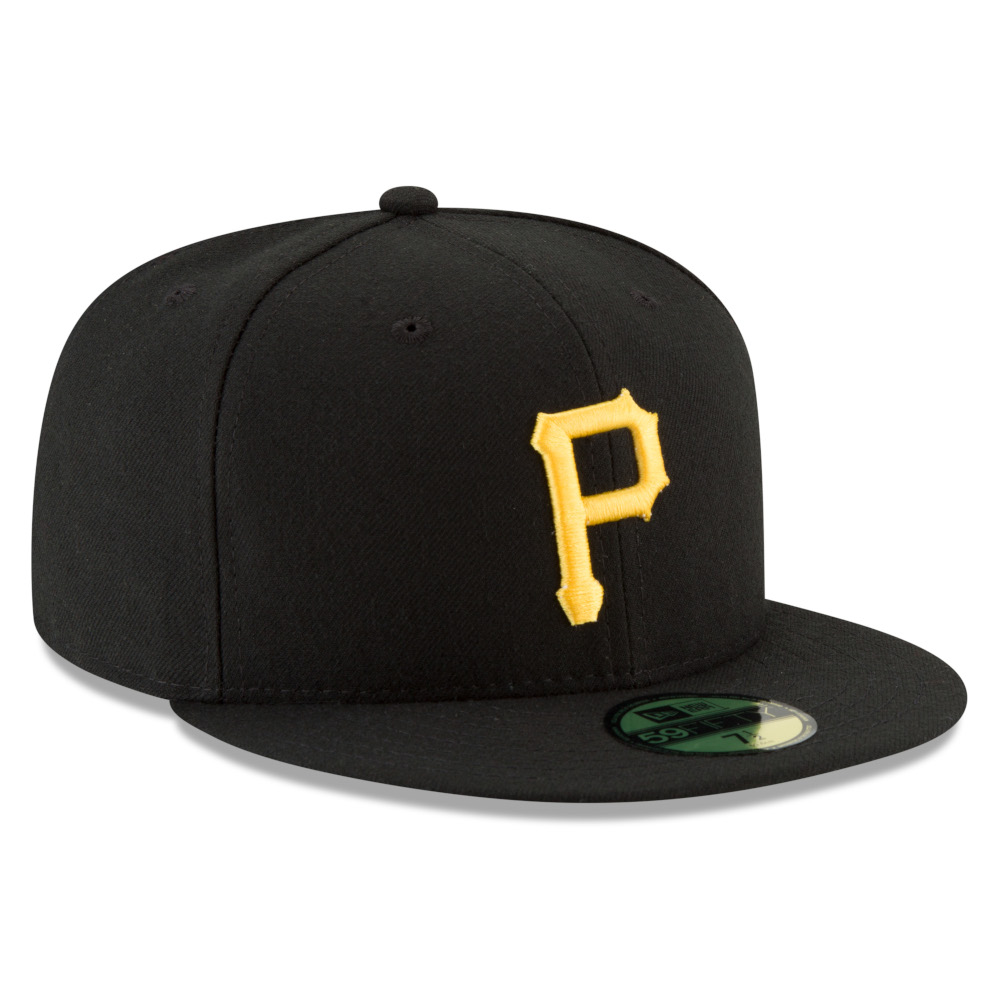 Men's New Era Pittsburgh Pirates Black On-Field 59FIFTY Fitted Cap