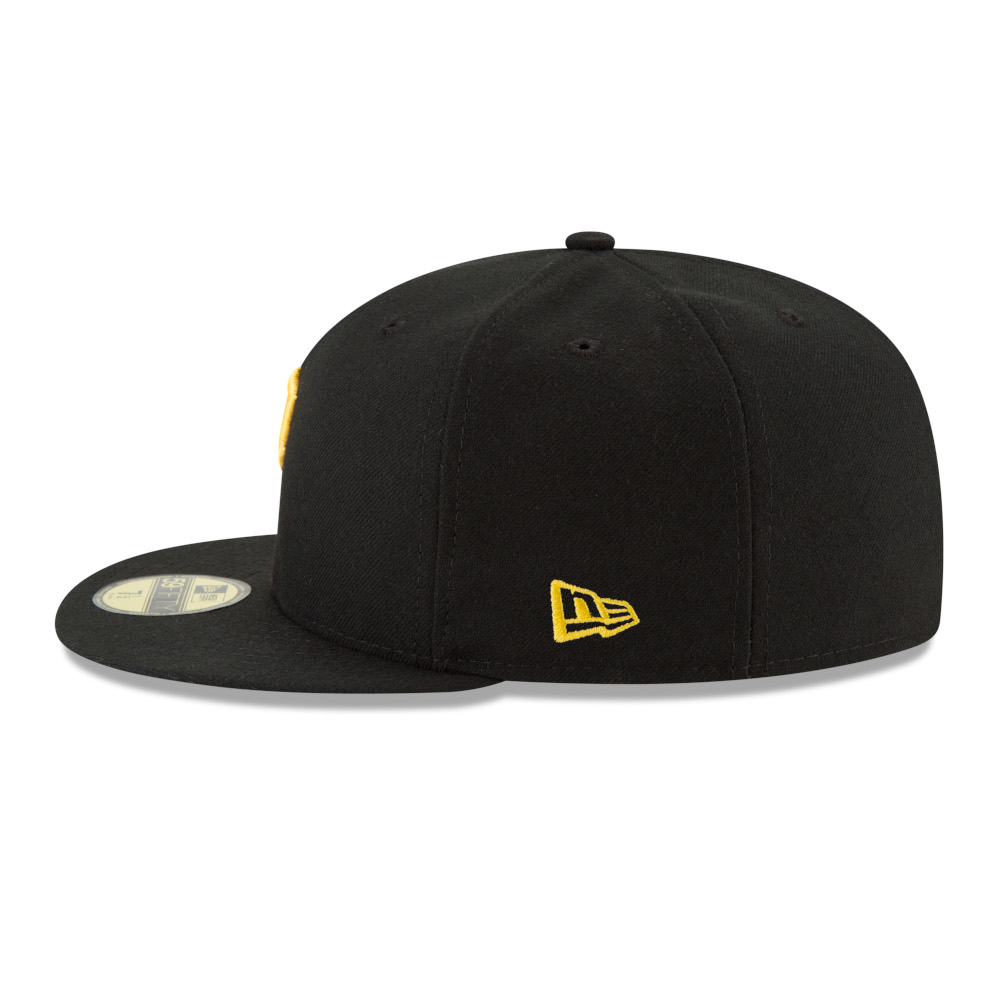 Men's New Era Pittsburgh Pirates Black On-Field 59FIFTY Fitted Cap