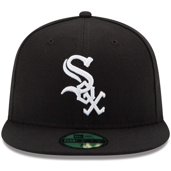 Men's New Era Chicago White Sox Black On-Field 59FIFTY Fitted Cap
