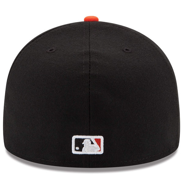 Men's New Era Baltimore Orioles Black/Orange/White On-Field 59FIFTY Fitted Cap