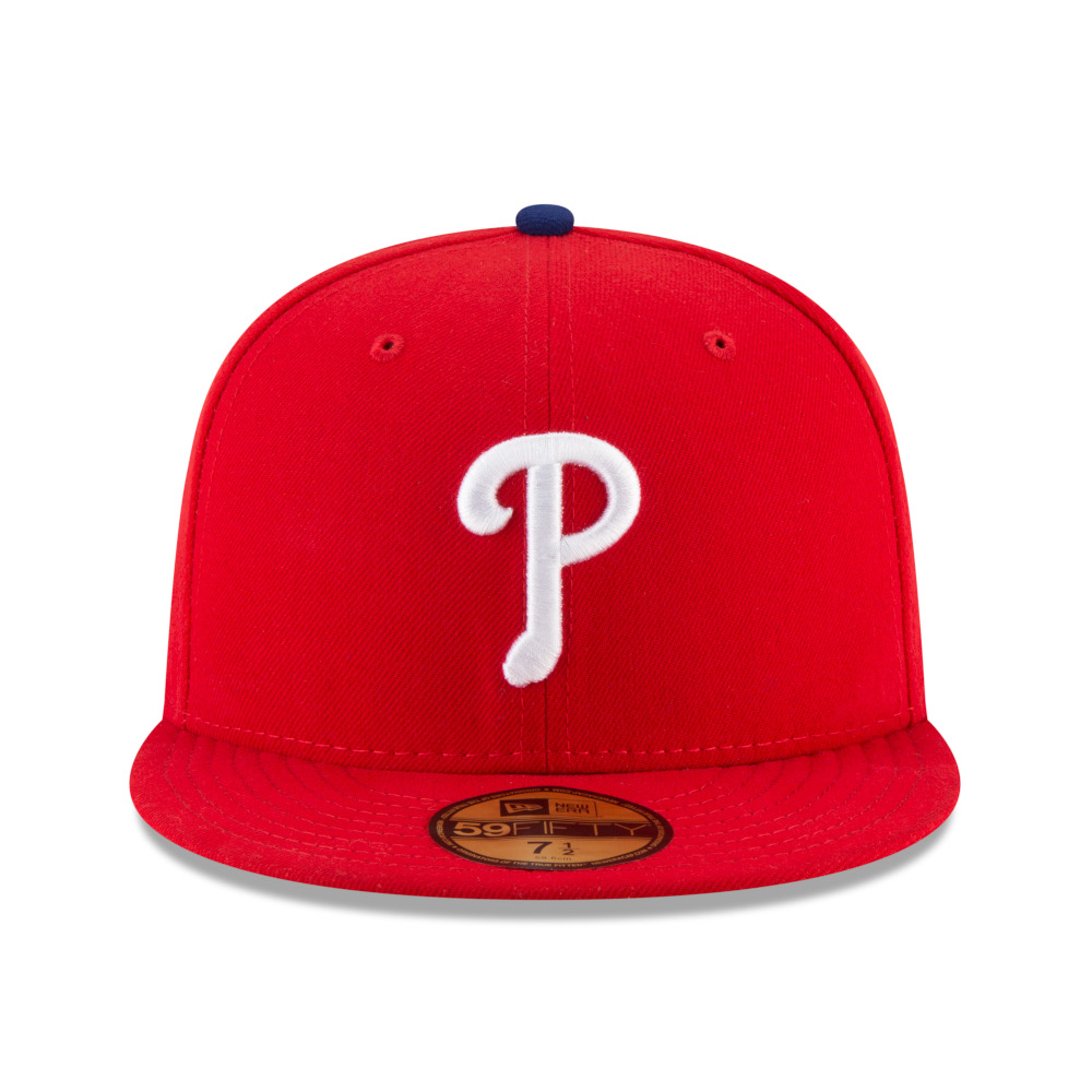 Men's New Era Philadelphia Phillies Red On-Field 59FIFTY Fitted Cap Men's New Era Philadelphia Phillies Red On-Field 59FIFTY Fitted Cap