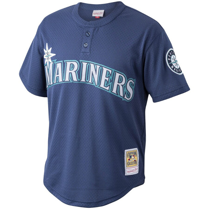 Men’s Mitchell & Ness Edgar Martinez Seattle Mariners Authentic Replica 1995 Mesh Batting Practice Jersey