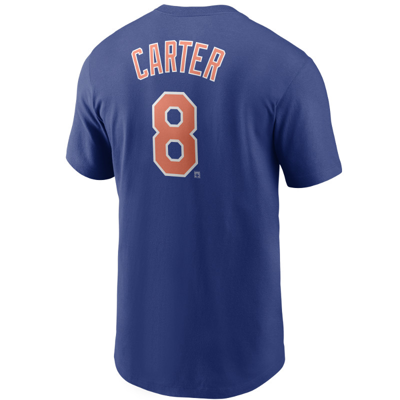 Men's Nike Gary Carter New York Mets Cooperstown Collection Name