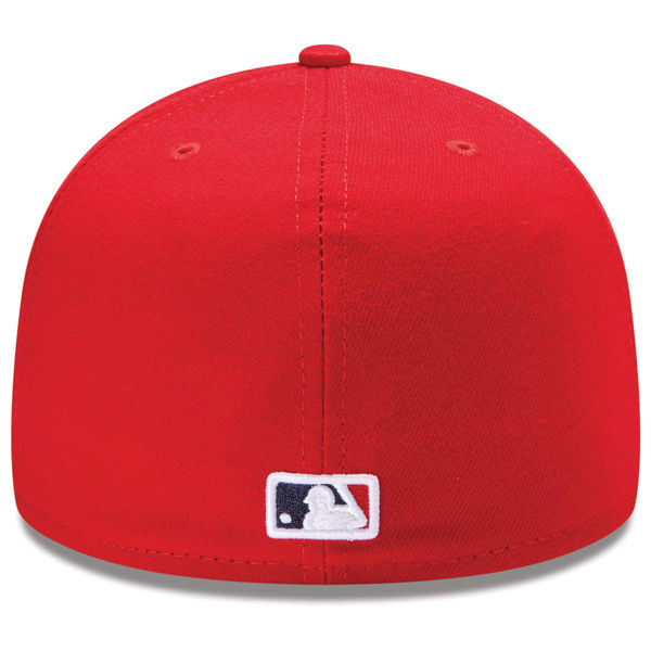 Men's New Era Los Angeles Angels Red On-Field 59FIFTY Fitted Cap Men's New Era Los Angeles Angels Red On-Field 59FIFTY Fitted Cap