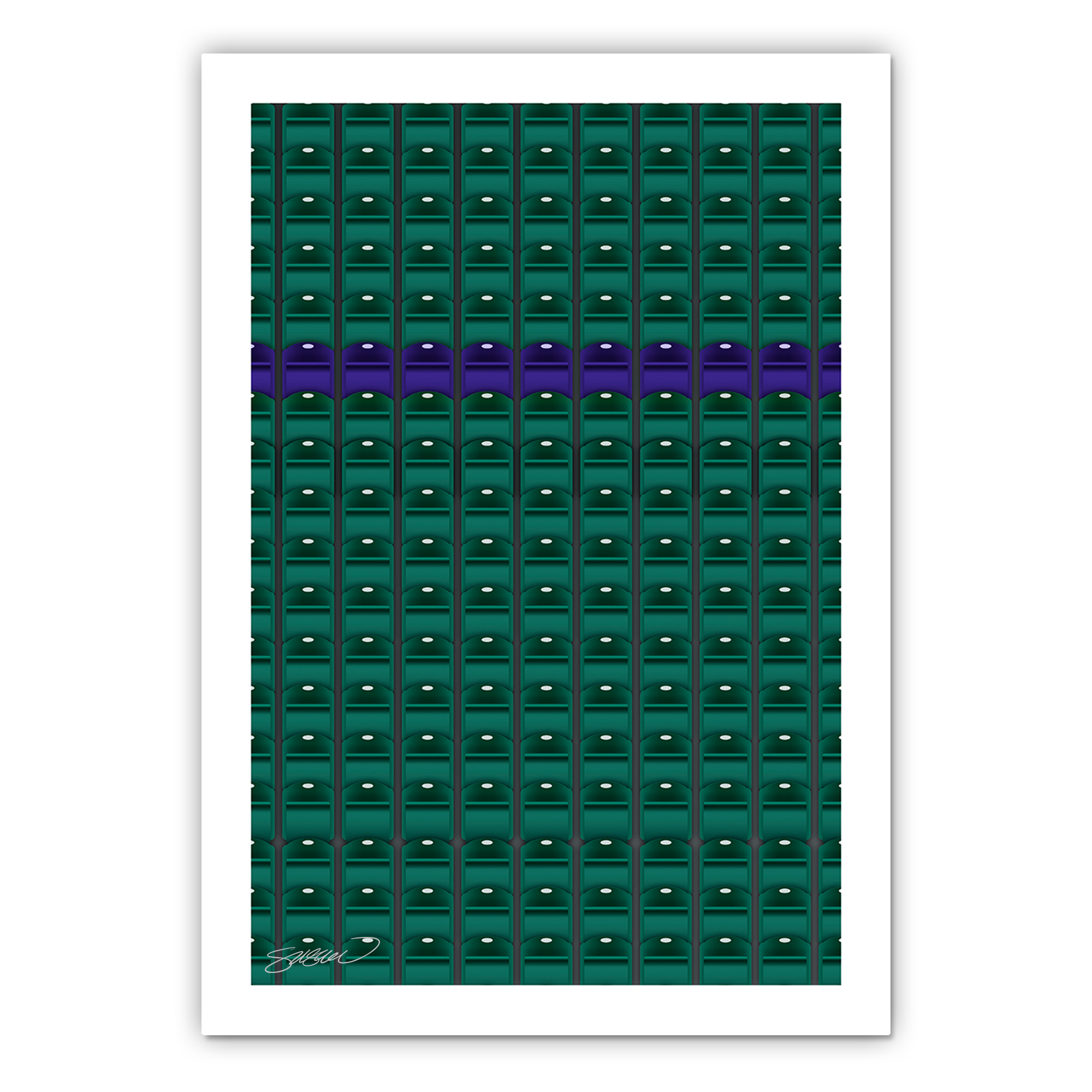 Coors Field Minimalist Ballpark Collection 14 x 20 Fine Art Print by artist S. Preston Coors Field Minimalist Ballpark Collection 14 x 20 Fine Art Print by artist S. Preston