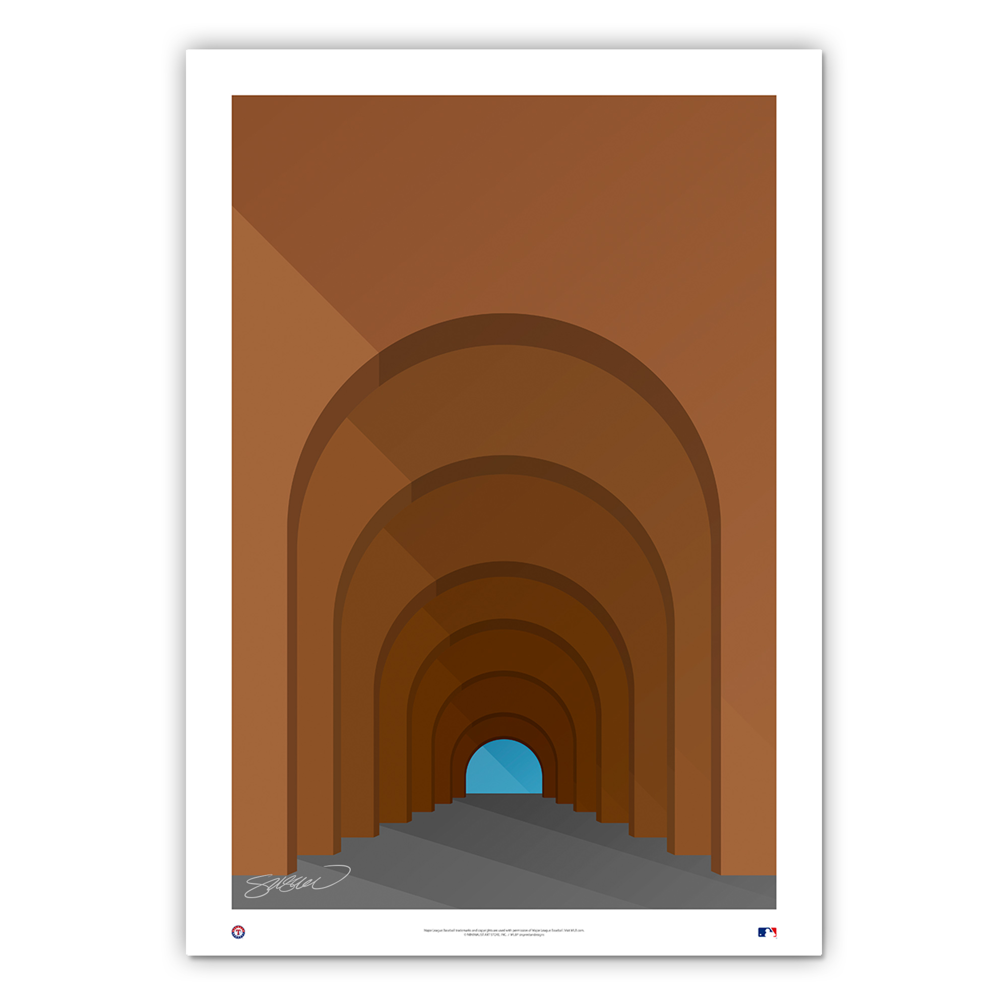 Minimalist Wrigley Field Fine Art Print