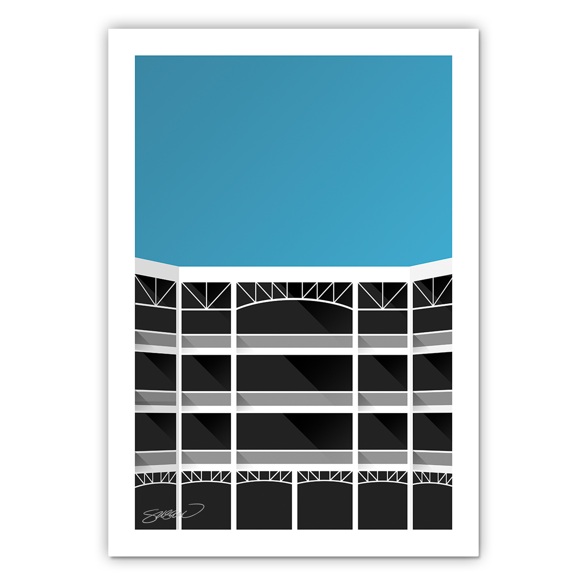 Rangers Ballpark Minimalist Ballpark Collection 14 x 20 Fine Art Print by artist S. Preston Rangers Ballpark Minimalist Ballpark Collection 14 x 20 Fine Art Print by artist S. Preston