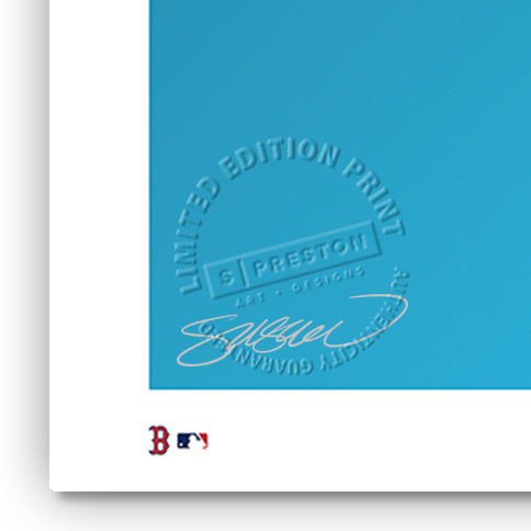 Boston Red Sox Baseball Bugs Minimalist Looney Tunes Collection 14 x 20 Fine Art Print by artist S. Preston - Ltd Ed of 100 Boston Red Sox Baseball Bugs Minimalist Looney Tunes Collection 14 x 20 Fine Art Print by artist S. Preston - Ltd Ed of 100