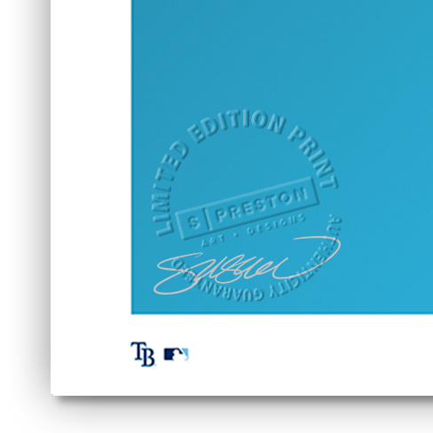 Tampa Bay Rays Baseball Bugs Minimalist Looney Tunes Collection 14 x 20 Fine Art Print by artist S. Preston - Ltd Ed of 100 Tampa Bay Rays Baseball Bugs Minimalist Looney Tunes Collection 14 x 20 Fine Art Print by artist S. Preston - Ltd Ed of 100
