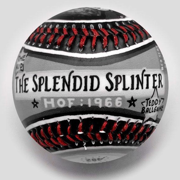 Ted Williams G.O.A.T. Unforgettaballs Limited Commemorative Baseball with Lucite Gift Box