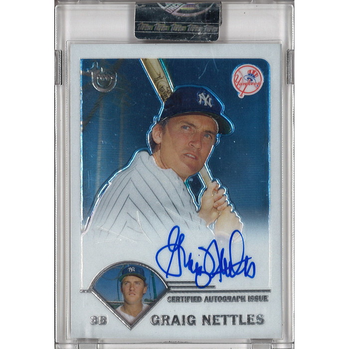 Graig Nettles Autographed Card 2003 Topps Chrome Retired Players Graig Nettles Autographed Card 2003 Topps Chrome Retired Players